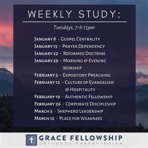 grace fellowship opc|Bulletin — Grace Fellowship OPC